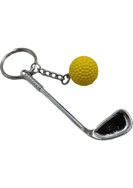 Sarı Stil N0HA Anahtarlık Mini Golf Raket Topu Kolye Anahtarlık Anahtarlık Yaratıcı Metal Kolye Tenis Anahtarlık Spor Kulüpleri Hediye (Yurt Dışından) fırsatları