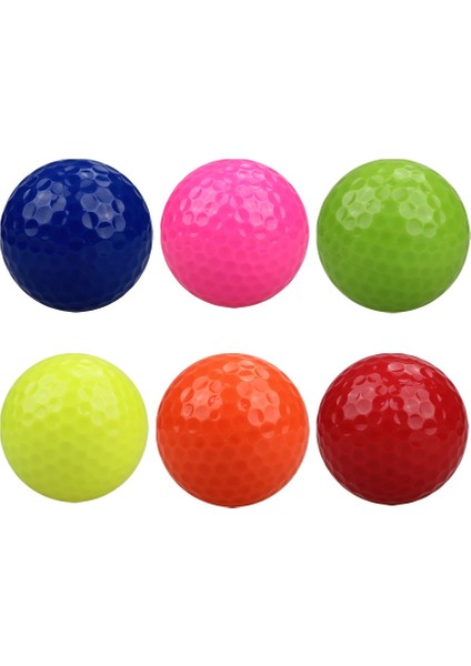Karışık Renk Stili Crestgolf Ack Renkli Mini Golf Topları Iki Parçalı Golf Antrenman Topları Eğitim Golf Pelotas (Yurt Dışından)
