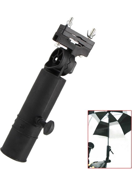 Siyah Stil Dayanıklı Golf Kulübü Şemsiye Tutucu Buggy Cart Bebek Pram Tekerlekli Sandalye Bisikleti Için Stand (Yurt Dışından) fiyatları