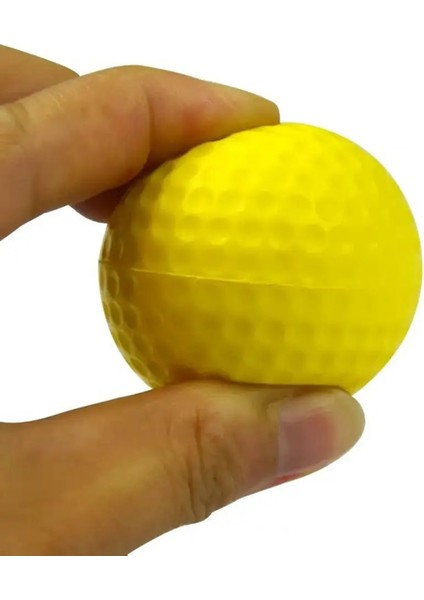 Siyah Stil Ortable Solid Golf Balls Elastic High Visibility Eco-Friendly Safety Golf Practice Balls Children Toys For Golf Practice (Yurt Dışından) fırsatları