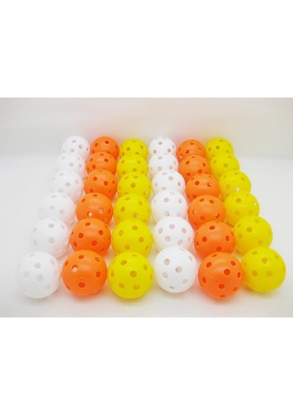12PCS Red Balls Style 12 Paket Çok Renkli Plastik Golf Antrenman Topları Hava Akışı Içi Boş Çap 1. Sürüş Menzili Için Golf Topları Salıncak Egzersizi Yeni (Yurt Dışından) indirimleri