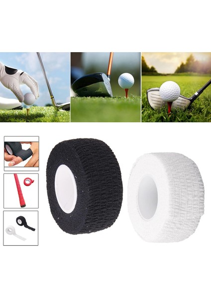 Beyaz Stil Yüksek Elastik Bandaj Kaymaz Spor Anti Blister Bant Golf Kulübü Sticker Tack Kavrama Parmak Sarma Açık Araçları 2.5cm * 4.5m (Yurt Dışından) modelleri