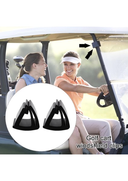 1 Çift Kolay Kurulum Ön Cam Tutma Klipleri Mini Taşınabilir Golf Arabası Ezgo Için Pratik Aracı Aksesuarları (Yurt Dışından) fırsatları