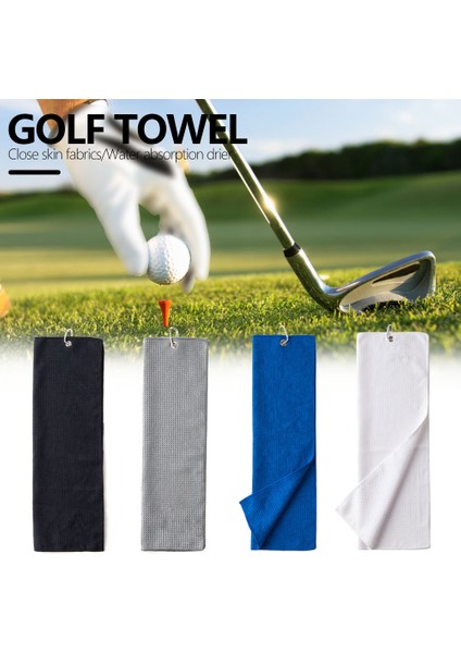 Siyah Stil 50*30CM Golf Havlusu Waffle Desenli Pamuklu Karabina Klipsli Temizleme Havluları Mikrofiber Kanca Golf Spor Severler Için (Yurt Dışından) fiyatları
