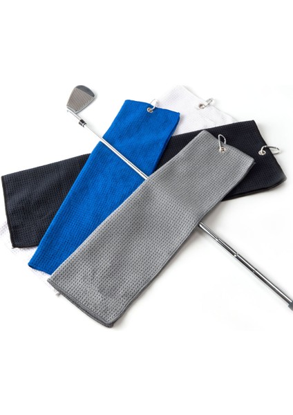 Siyah Stil 50*30CM Golf Havlusu Waffle Desenli Pamuklu Karabina Klipsli Temizleme Havluları Mikrofiber Kanca Golf Spor Severler Için (Yurt Dışından) indirimleri