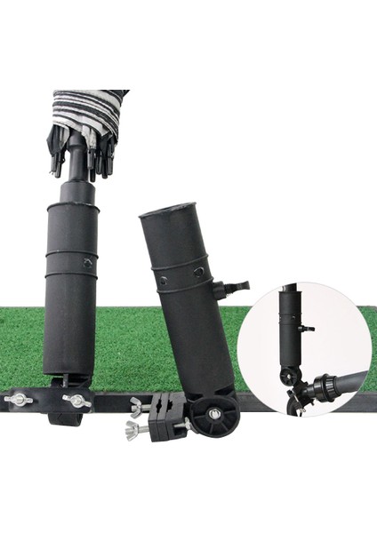 Siyah Stil Şemsiye Standı Açık Araçlar Dayanıklı Golf Kulübü Şemsiye Tutucu Bisiklet Buggy Sepeti Bebek Arabası Tekerlekli Sandalye Için Standı (Yurt Dışından) fırsatları