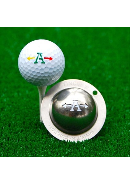 B Tarzı Paslanmaz Çelik Golf Işaretleyici Işaretleyici Işaretleyici Aracı Golf Spor Aleti Yüksek Li Malzeme Çeşitli Tarzları Kullanmak Garantilidir (Yurt Dışından) fırsatları