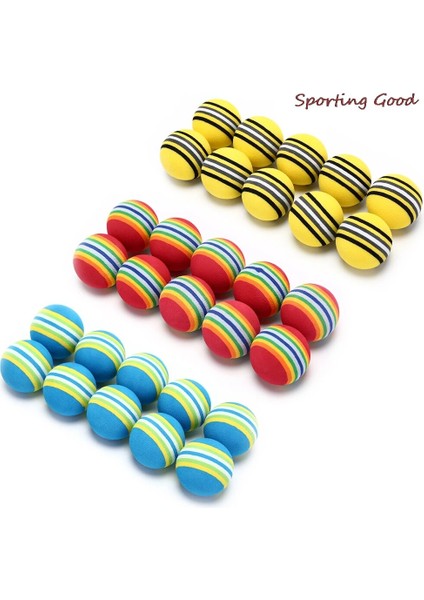 Sarı Stil New Golf Sponge Soft Rainbow Balls Golf Swing Training Balls Sponge Foam Golfer Teonge Practice (Yurt Dışından) fırsatları