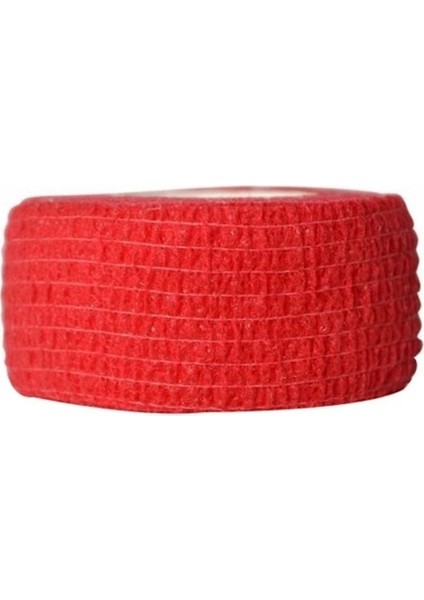 Kırmızı Stil Anti Blister Bant Elastik Bandaj Golf Kulübü Parmak Yapıştırıcı Kaymaz Tutuş 9*3cm (Yurt Dışından)