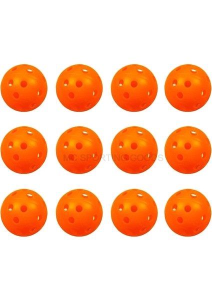 12 Adet Turuncu Top Stili Lot Kapalı Golf Topu Golf Uygulama Topları Golf Hafif Topun Deliği Var Golf Eğitim Yardımcıları Yeni Seçmek Için 7 Renk (Yurt Dışından)