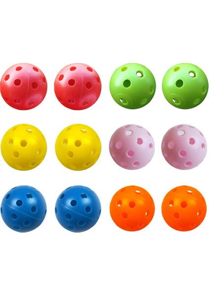 12 Adet Turuncu Top Stili Lot Kapalı Golf Topu Golf Uygulama Topları Golf Hafif Topun Deliği Var Golf Eğitim Yardımcıları Yeni Seçmek Için 7 Renk (Yurt Dışından) modelleri