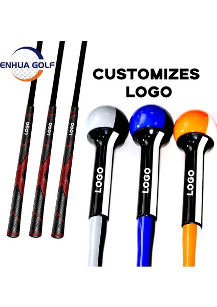 Turuncu Tarzı 40''(100CM) Golf Swing Trainer - Tempo ve Esneklik Antrenman Yardımcıları Isınma Çubuğu Golf Iç Mekan ve Dış Mekan Egzersizleri Için Ideal (Yurt Dışından)