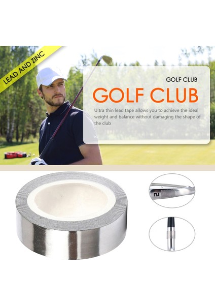 50G Tarzı Golf Kulübü Tenis Raketi Için Salıncak Ağırlığı Eklemek Için Kurşun Bant Demir Atıcı Golf Ağırlaştırıcı Film Golf Kulübü Kurşun Bant (Yurt Dışından)