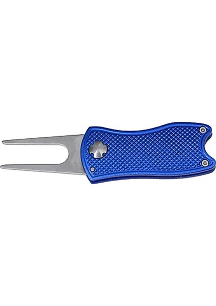 Mavi Stil Mark Golf Topu Aracı ile Katlanabilir Golf Divot Aracı Pitch Oluk Temizleyici Golf Dirgen Golf Aksesuarları Yeşil Çatal Koyarak (Yurt Dışından)