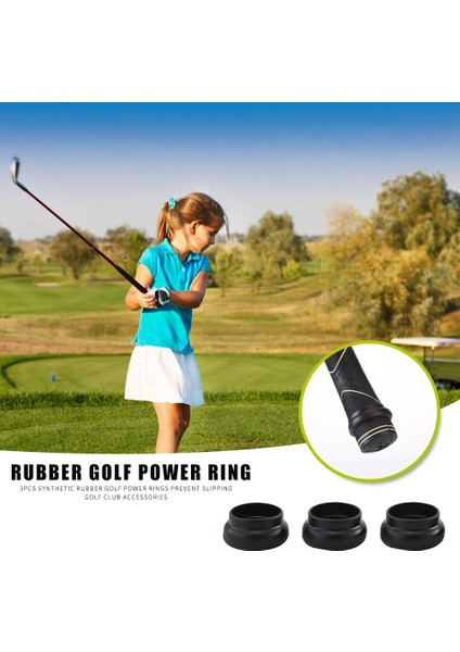 Sentetik Kauçuk Golf Güç Halkaları Konumlandırma Kaymayı Önler Golf Aksesuarları Düşmeyi Önler (Yurt Dışından) modelleri