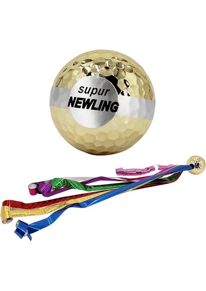 Ribbon Opening Ball Style Golf Topu Gog ve Supur Newling Golf Topları Supur Uzun Mesafe Desteği Özel Logo (Yurt Dışından)