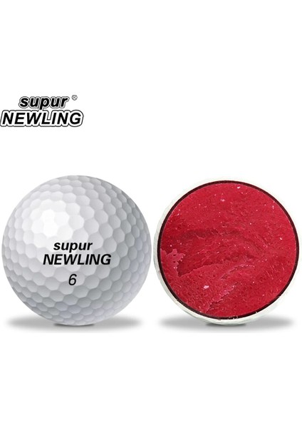 Ribbon Opening Ball Style Golf Topu Gog ve Supur Newling Golf Topları Supur Uzun Mesafe Desteği Özel Logo (Yurt Dışından)