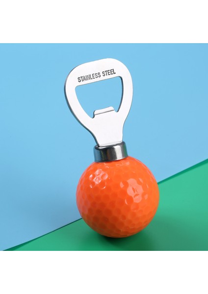 Turuncu Tarzı Paslanmaz Çelik Golf Topu Şekilli Şişe Açacağı Yenilik Tirbuşon Şarap ve Bira Açacağı Golfçü Pratik Golf Eğitim Yardımcıları (Yurt Dışından)