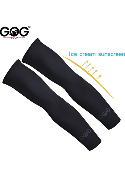 Gri Stil Gog Golf Kol Soğutma Yüksek Elastik Kol Kol Güneş Uv Koruma Bisiklet Basketbol Futbol Koşu Golf Doğa Sporları (Yurt Dışından) indirimleri