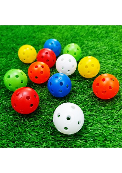 12 Adet Kırmızı Stil mm Hava Akışı Plastik Golf Topu, Içi Boş Uygulama Golf Topları Iç Mekan Dış Mekan Eğitim Malzemeleri Aksesuarları (Yurt Dışından) fiyatları