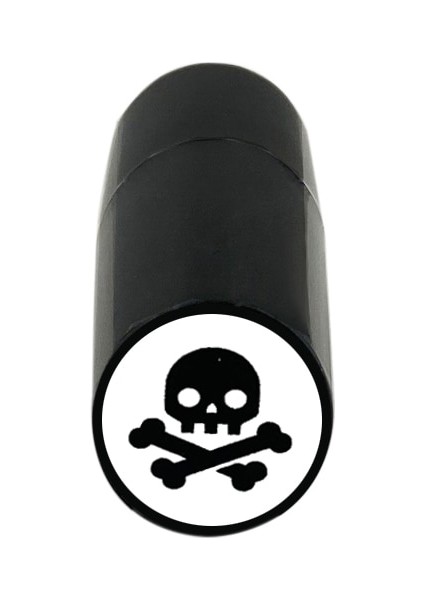 Siyah Kafatası Stili Golf Topu Pulları Solmaz Çabuk Kuruyan Uzun Ömürlü Damga Topları Marker Gösterim Mühür Hediye Golf Aksesuarları (Yurt Dışından)