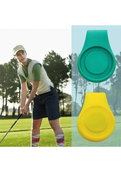 Yeşil Stil Golf Şapka Klipsi Manyetik Silikon Premium Mıknatıs Golf Şapkası Tutucu Konum Kalibre Golf Aksesuarları Için Atıcı Kapak Klipsi (Yurt Dışından) modelleri