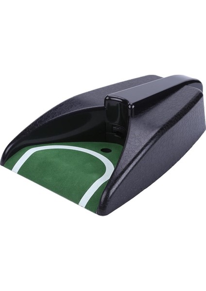 Siyah Stil Otomatik Dönüş Golf Topu Eğitmeni Kapalı Koyma Kupası Uygulama Eğitim Cihazı Doğa Sporları Aksesuarları (Yurt Dışından)