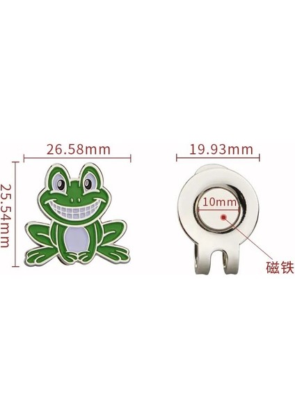 D Stili Yeni Varış Golf Marker W Golf Şapka Klipsi Manyetik Alaşım Golf Mark Golf Topu Spor Için (Yurt Dışından) fırsatları