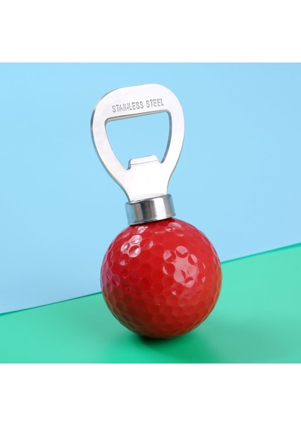 Kırmızı Stil Paslanmaz Çelik Golf Topu Şekilli Şişe Açacağı Yenilik Tirbuşon Şarap ve Bira Açacağı Golfçü Pratik Golf Eğitim Yardımcıları (Yurt Dışından)