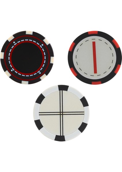 Siyah Stil Taşınabilir Açık Golf Şapka Kap Klip Marker Golf Aksesuarları Top Şapka Klipler Abs Golf Marker Top Pozisyon Aksesuarları (Yurt Dışından)