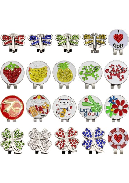 S Tarzı Golf Şapka Klipsi Golf Topu Işareti Manyetik Adsorpsiyon Golf Işaretleyici Golf Aksesuarları Kelebek Yusufçuk Çeşitli Stiller (Yurt Dışından) fiyatları