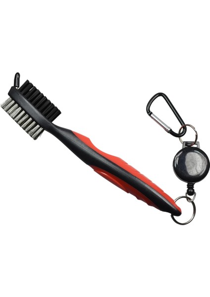 Kırmızı Bir Stil Golf Kulübü Fırça Oluk Temizleyici Çift Taraflı Naylon ve Çelik Golf Atıcı Kama Bilyalı Oluk Temizleyici Kit Temizleme Aracı Golf Aksesuarı (Yurt Dışından) modelleri