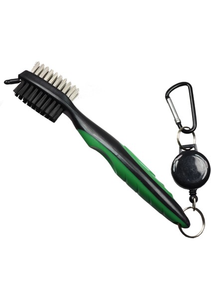 Kırmızı Bir Stil Golf Kulübü Fırça Oluk Temizleyici Çift Taraflı Naylon ve Çelik Golf Atıcı Kama Bilyalı Oluk Temizleyici Kit Temizleme Aracı Golf Aksesuarı (Yurt Dışından) indirimleri