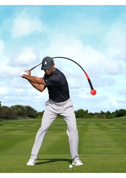 Kırmızı Stil ES(100CM) Golf Eğitim Yardımcılarıgolf Swing Trainer Güç Kavrama Temposu ve Esneklik Eğitimi Için Yardım ve Düzeltme Su (Yurt Dışından)
