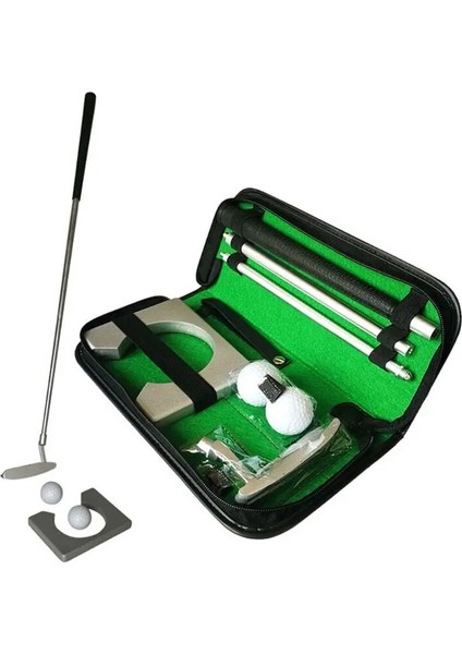 Taşınabilir Golf Üç Bölümlü Montaj Atıcısı Koyarak Eğitmen Sürücü Topları Seti Kapalı Ekipman Ofis Ev Uygulama Topu Yeni (Yurt Dışından) modelleri