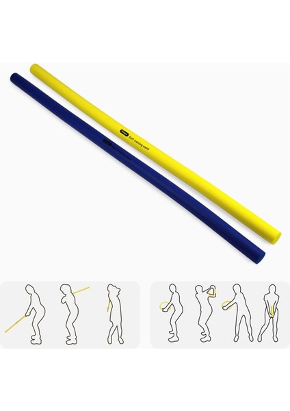 Sarı Stil Ttygj Kapalı Solf Golf Çok Fonksiyonlu Salıncak Yardımı Golf Güç Çubuğu Salıncak Eğitmeni Yumuşak Baton Eğitimi Güç Kırbaç Köpük Salıncak Çubuğu (Yurt Dışından) fırsatları