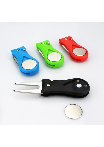 Mavi Stil Golf Divot Onarım Aracı Sustalı Pitch Oluk Temizleyici Golf Işaretleyici Dro ile Golf Dirgen (Yurt Dışından) fırsatları