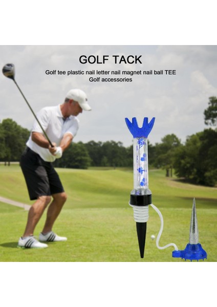 Kırmızı Stil 1 Adet Golf Tees Plastik Tırnak Mektubu Tırnak Mıknatıs Tırnak Topu Tee Golf Sahası Malzemeleri Golf Aksesuarları Sıcak Satış (Yurt Dışından) modelleri
