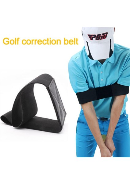 Siyah Stil 7*35CM Golf Düzeltme Kemeri Golf Salıncak Eğitmeni Elastik Kol Bandı Kemer Kılavuzu Hareket Hizalama Eğitim Yardımı Iki Renk Txtb1 (Yurt Dışından) fırsatları