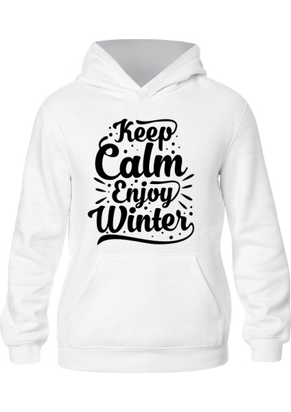 Ada Bebek Çocuk Keep Calm Enjoy Winter Noel Sweatshirt