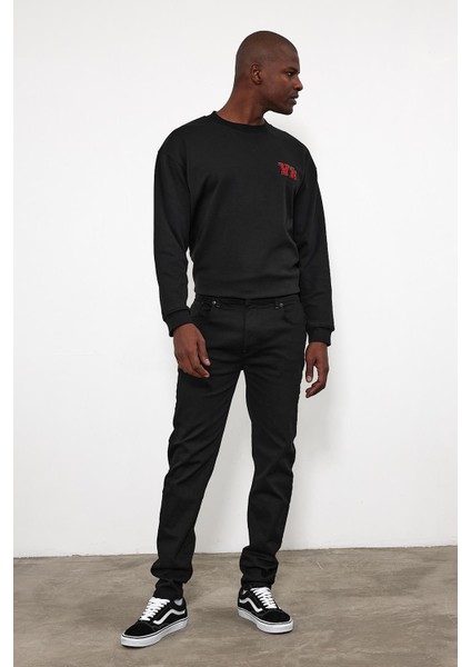 Erkek Smith Stay Black Tapered Fit Jean Pantolon