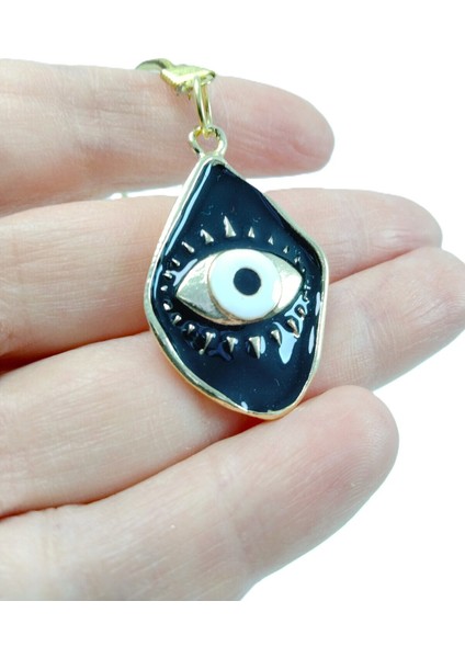 Metal Siyah Nazar Boncuğu Araba Dikiz Ayna Süsü Lüks Hediyelik Aksesuar, Yeni Araba Hediyesi fiyatları