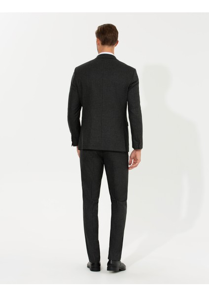 Erkek Antrasit Slim Fit Takım Elbise 50257718-VR006 fırsatları