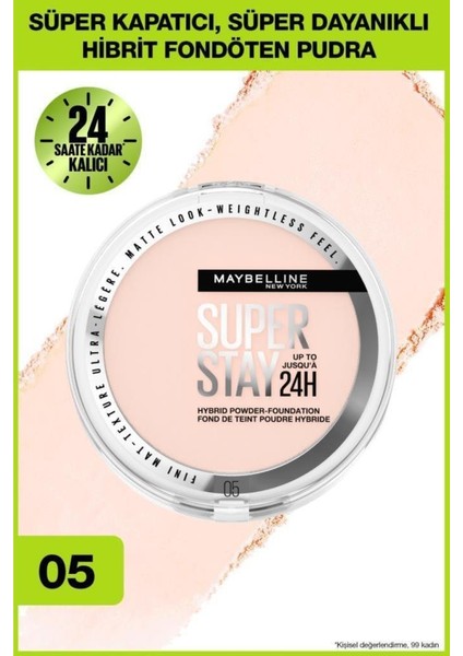 Maybelline New York Superstay Hibrit Pudra-Fondöten 05