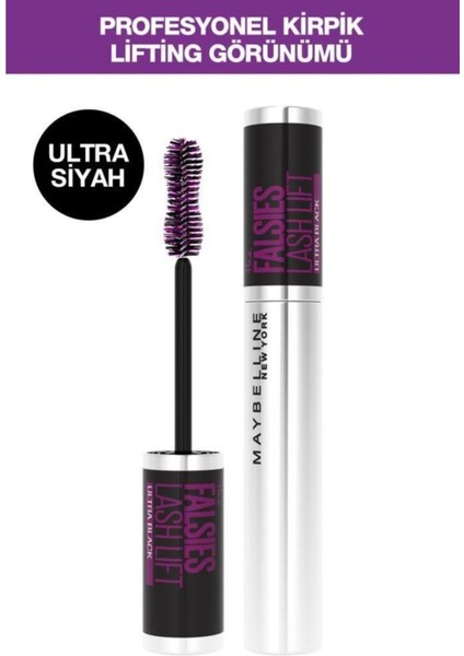 Maybelline New York Falsies Lash Lift Ultra Siyah Maskara