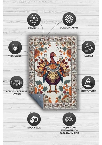 Hindi Temalı Dijital Baskılı Halı Modern Halı Dokuma Tabanlı Çok Renkli Salon Halısı fırsatları