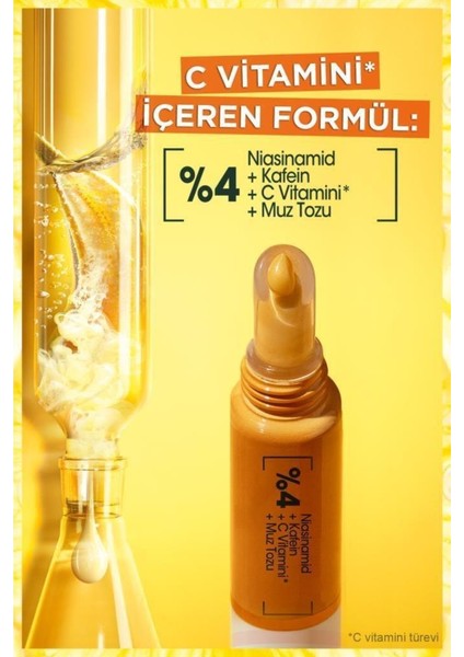 C Vitamini Parlak Aydınlatıcı Göz Kremi 15Ml