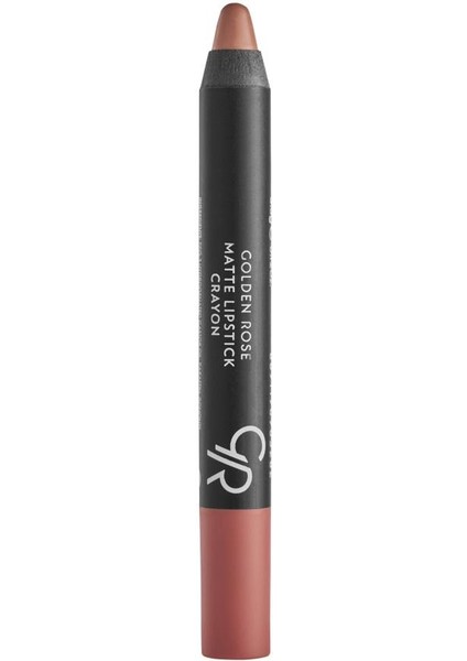 Golden Rose Matte Lipstick Crayon No: 15 Natural Beige - Mat Kalem Ruj - 8691190903152