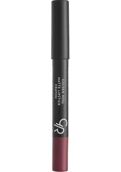 Matte Lipstick Crayon No: 19 Dark Violet - Mat Kalem Ruj - 8691190903190