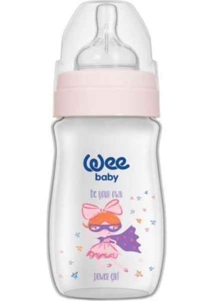 Wee Baby Klasik Plus Geniş Agızlı Pp Biberon 250 ml 136 Pembe